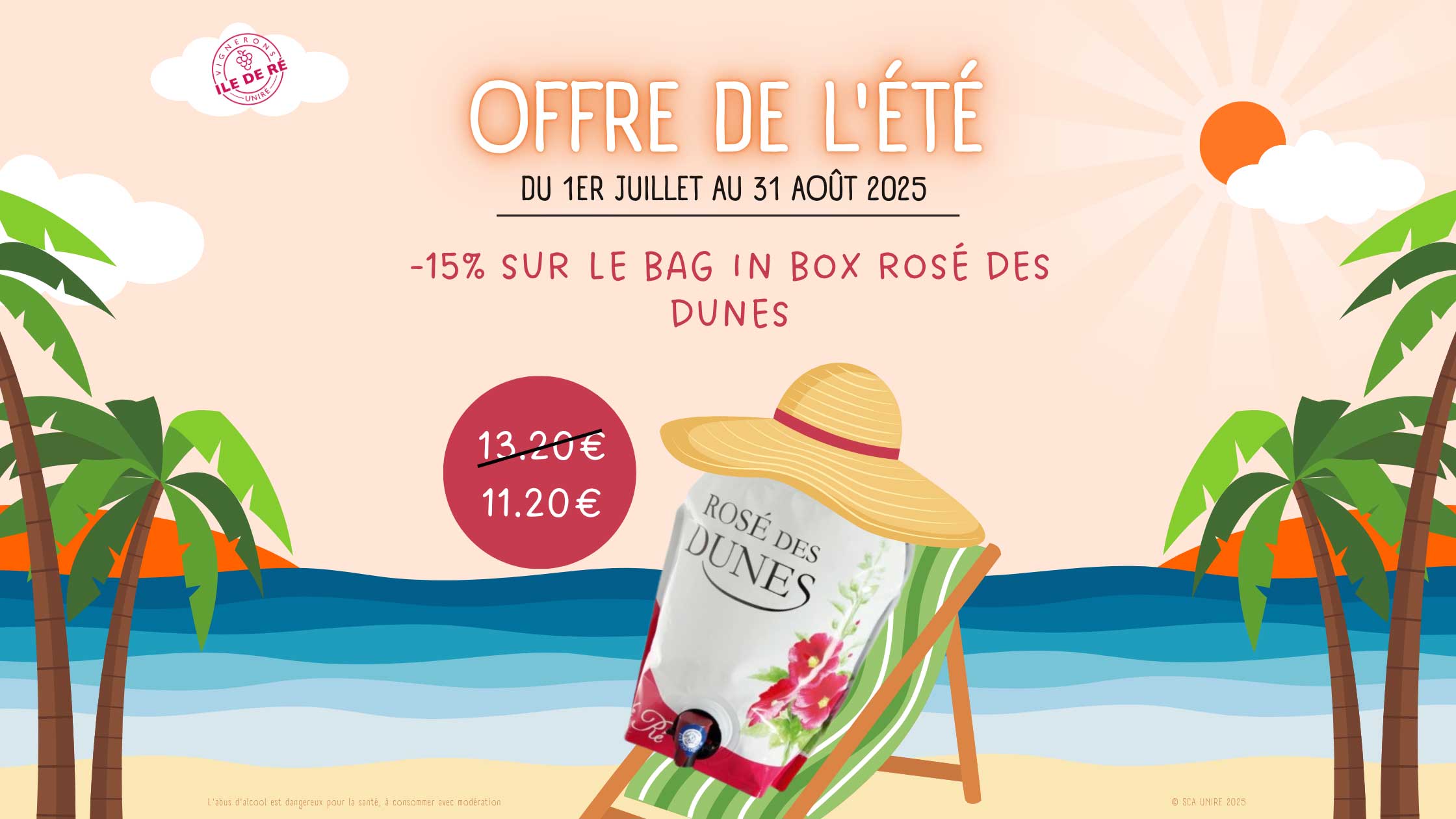 promo été 2025 coopérative vinicole Bag box vin rosé